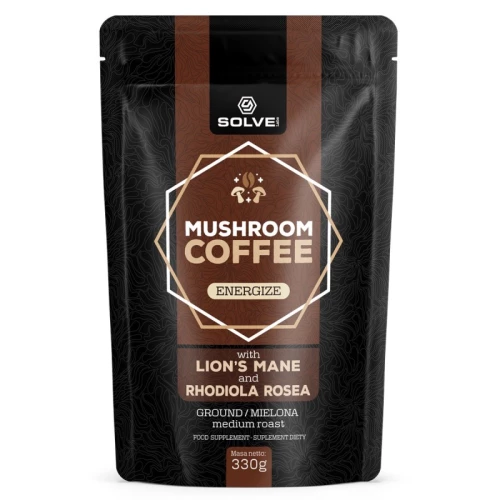 Solve Labs - Mushroom Coffee Energize - 330g Solve Labs - Mushroom Coffee Energize - 330g